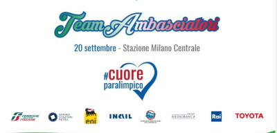 Il 20 settembre a Milano la presentazione degli Ambasciatori dello sport para...